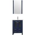 thumbnail image 1 of Lexora Home Volez 24" Single Vanity in Navy Blue, 1 of 9