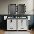 thumbnail image 1 of Lexora Home Ziva 60" Double Vanity with Mirrors in White, 1 of 6