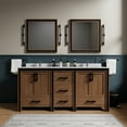 thumbnail image 1 of Lexora Home Ziva 72" Vanity Cabinet in Rustic Barnwood, 1 of 6
