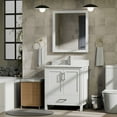 thumbnail image 1 of Jacques 30 in. W x 22 in. D White Bath Vanity and White Quartz Top, 1 of 9
