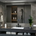 thumbnail image 1 of Lexora LL4832LEDM 48 x 32 in. Lugano Tall LED Mirror with Defogger, Silver, 1 of 6