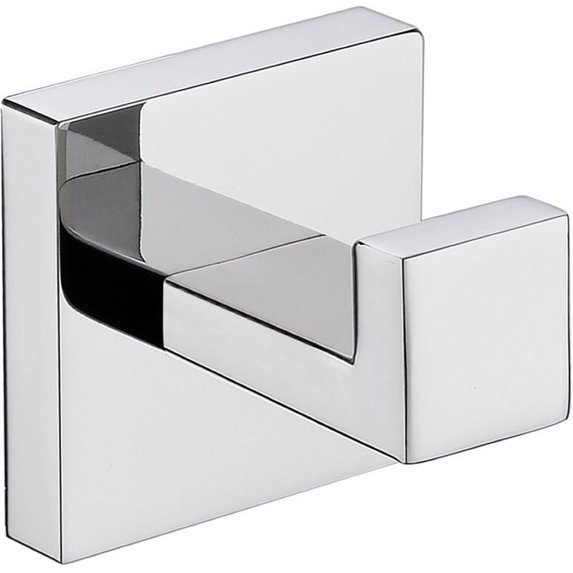 Lexora LRH14152PC Bagno Lucido Stainless Steel Robe Hook, Chrome