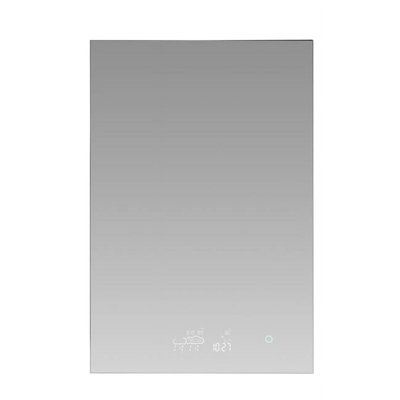 Lexora LS2436LEDMC 36 x 24 in. Savera LED Medicine Cabinet with Defogger, Black