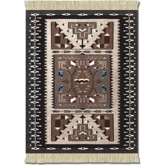 Lextra Bessie Barber MouseRug, 10.25 X 7.125 Inches, Black, Brown And Gray, One (MBB-1)