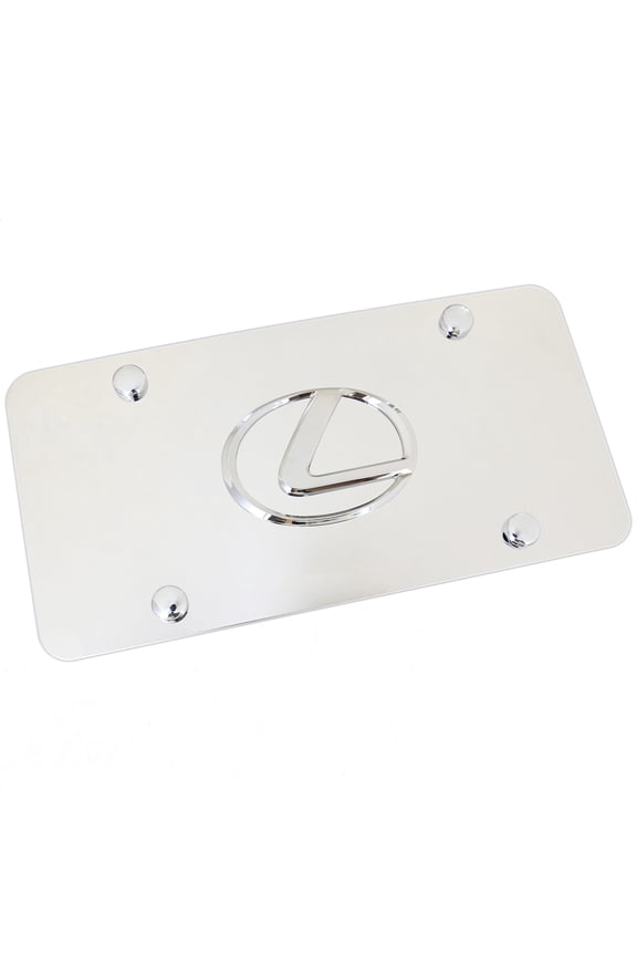 Lexus 3D Stainless Steel License Plate
