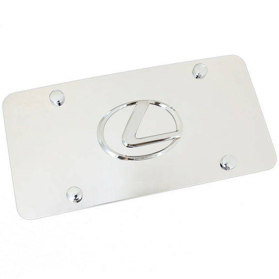 Lexus 3D Stainless Steel License Plate