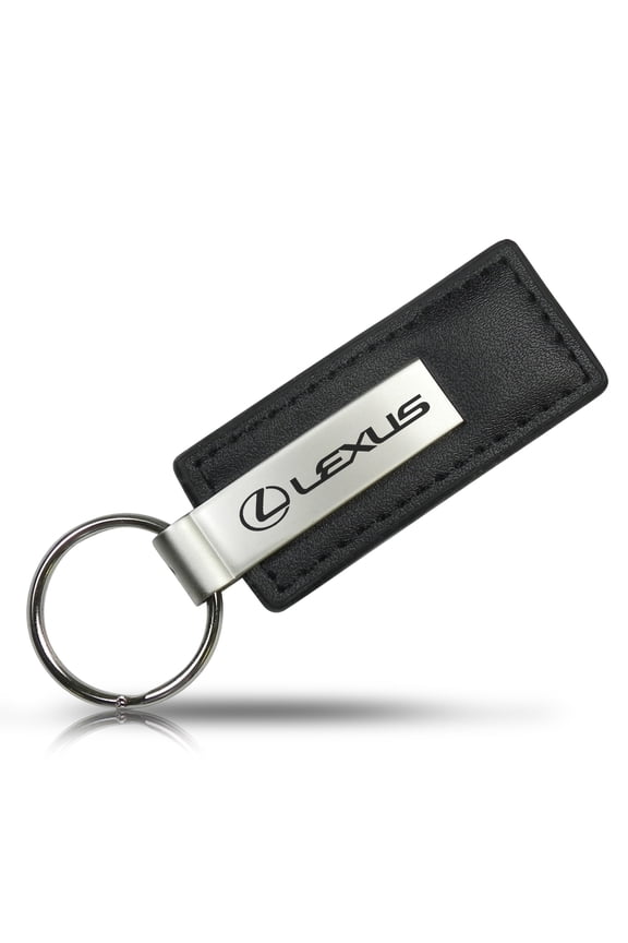 Lexus Black Leather Key Chain