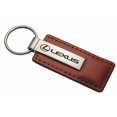 thumbnail image 1 of Lexus Brown Leather Key Chain, 1 of 1