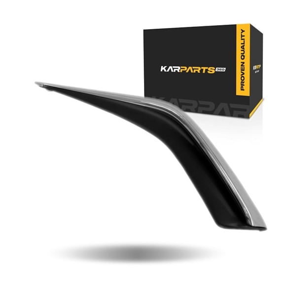 For Lexus ES250 2021 2022 Bumper Cover Molding Driver Side | Front | CAPA Certified | 2-Piece | Made of PP Plastic | Black & Chrome | Replacement For LX1038128, LX1038128C | 191275735046