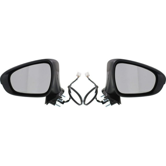 For Lexus IS250 2014 2015 Door Mirror Driver and Passenger Side | Pair | Power | Heated | w/Signal Light | Replacement For 8794053700C0, 8791053700C0 | LX1320116, LX1321116