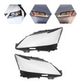 thumbnail image 1 of Lexus IS250 Halogen Headlight Lens Covers for 2012-2015 Lexus GS250 GS350 GS450H, Left & Right Side, Black and Clear, Direct Replacement, 1 of 7