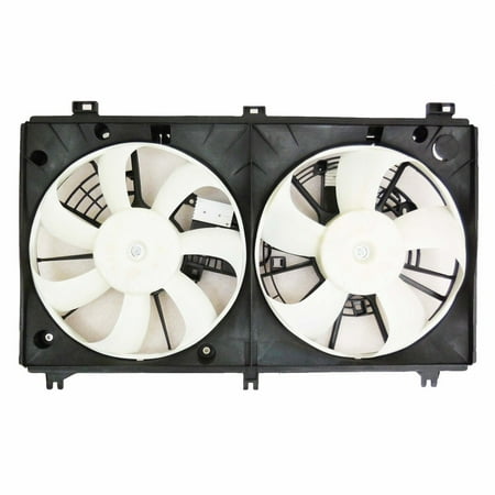 For Lexus IS250 Radiator AC Dual Fan Assembly 2.0 2014 15 16 17 18 2019 Turbo w/Control Module For LX3115149 | 16363-38160+16361-38120+16361-38110+16711-36240+89257-26020