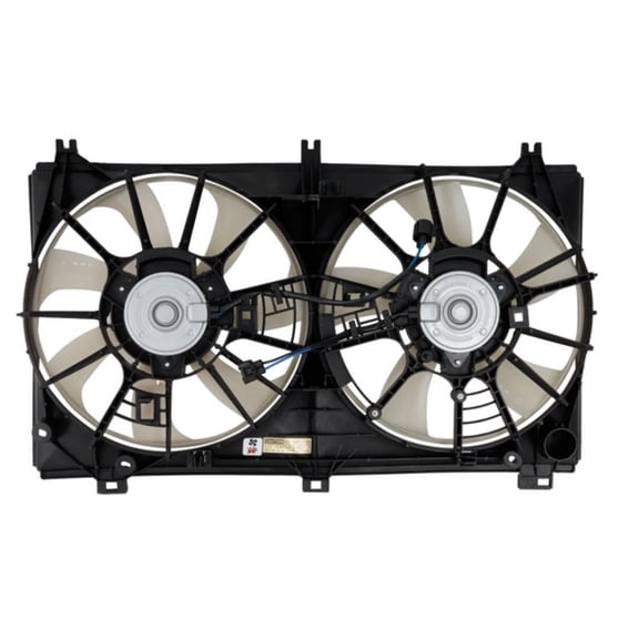 For Lexus IS300 2016 17 18 19 20 2021 Radiator Air Conditioning Fan Assembly | Dual Fan | 3.5L Engine | Replacement For LX3115132 | 1636331400, 1671131610