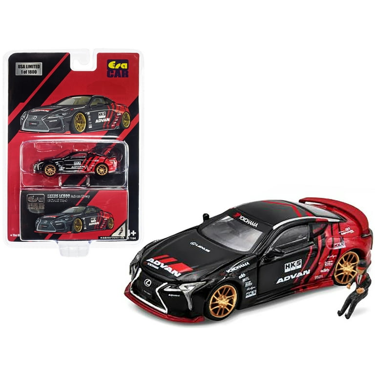 Lexus LC500 RHD Black and Red ADVAN Livery 