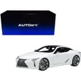 thumbnail image 1 of Lexus LC500 White Metallic 1/18 Model Car by Autoart, 1 of 3