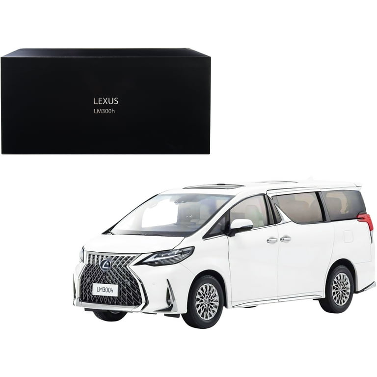 Lexus LM300h Hybrid Van with Sunroof White Pearl 1/18