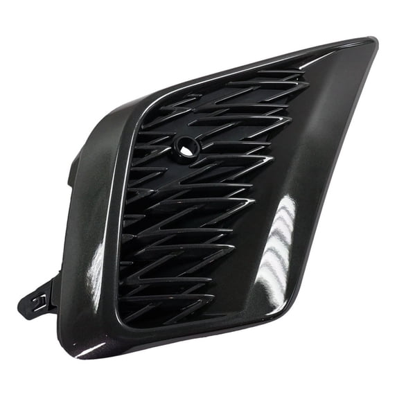 For Lexus NX300 2018 2019 2020 2021 Bumper Cover Grille Passenger Side | Front | Lower | Made of PP Plastic | Painted Black | F-Sport Type | With Park Assist | Replacement For LX1039135
