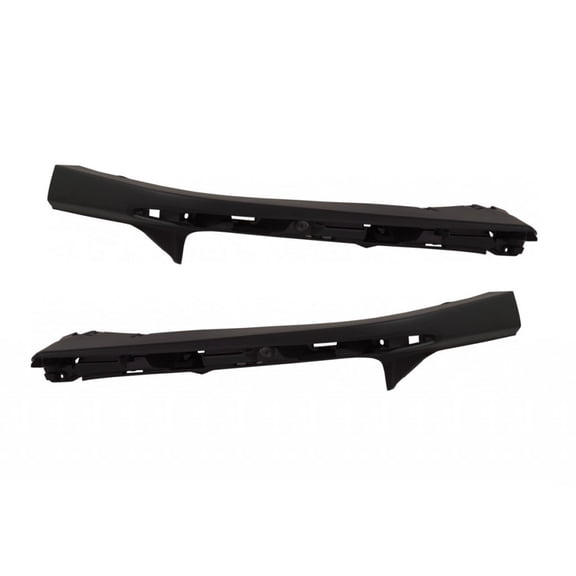 For Lexus NX300h 2021 Bumper Guard Driver and Passenger Side | Pair | Front | Textured Black | Behind Spoiler | PP Plastic | Replacement For LX1054100, LX1055100 | 191275654989, 191275654996
