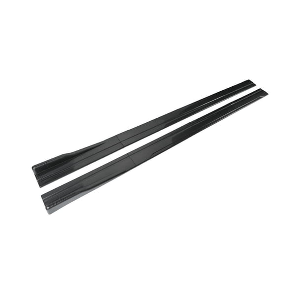 For Lexus RC300 RC350 RC F-Sport 2015-2020, Carbon Fiber Style Side Skirt Extension Splitters Lip Kit Pair, Front Bumper Underspoiler, Aftermarket Exterior Body Styling