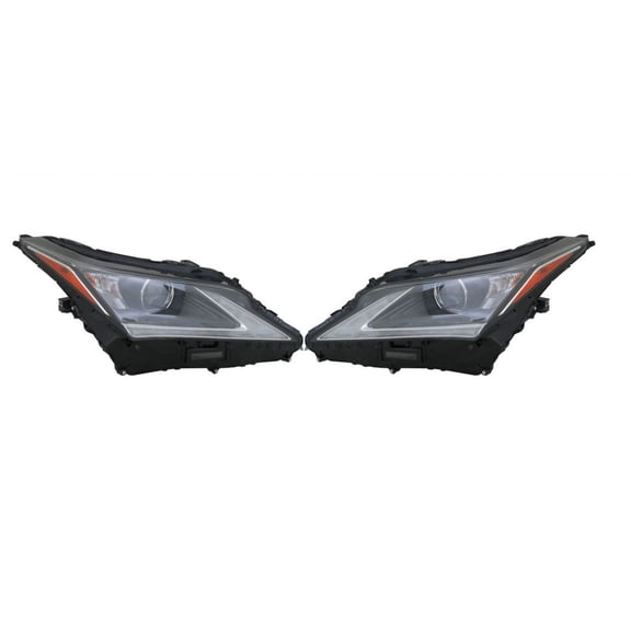 For Lexus RX350 Headlight 2016 17 18 2019 Pair Driver and Passenger Side / Cold Climate Spec CAPA Certified For LX2502173 | 81150-0E260