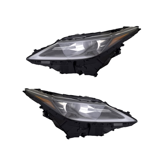 For Lexus RX350/RX350L/RX450h/RX450hL 2020 2021 2022 Headlight Driver and Passenger Side | Pair | LED | Single-Beam | Replacement For LX2502187, LX2503187 | 81150-0E570, 81110-0E570