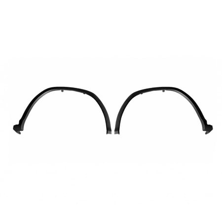 For Lexus RX350/RX450h 2016 17 18 2019 Wheel Arch Molding Driver and Passenger Side | Pair | Front | Textured Black | Plastic | LX1290100, LX1291100 | 756020E080, 756010E080
