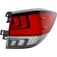 thumbnail image 1 of For Lexus RX450h/RX450hL 2020 2021 2022 Tail Light Assembly Passenger Side | CAPA | Outer | LED | Clear and Red Lens | For Models With Signal Light | Replacement For LX2805145 | 81550-0E260, 1 of 6