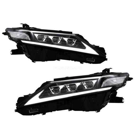 Lexus Style Headlights LED For Toyota Camry 2018-2023 Sequential Signal Modified