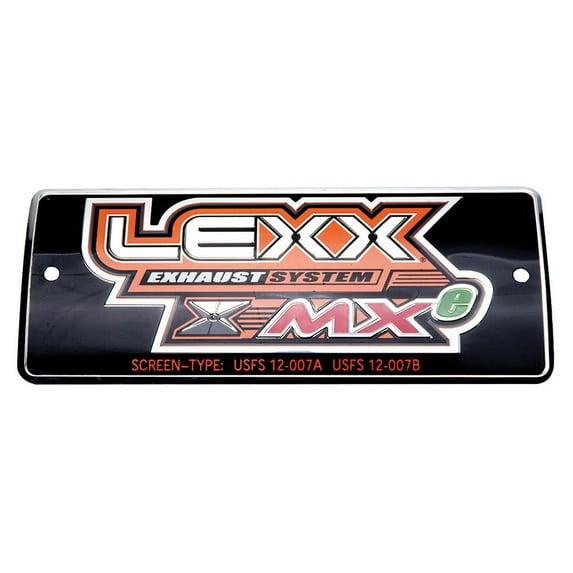 Lexx Mxe Replacement Logo Plate
