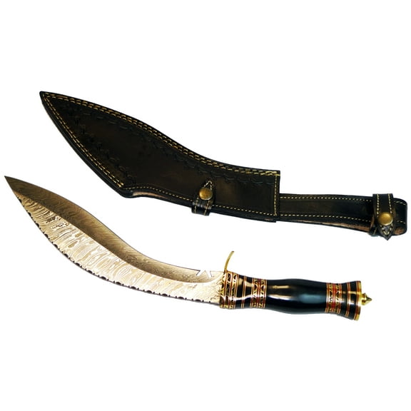 Lexxon 9 1/2 in Fixed Blade Tactical Knife, with Sheath