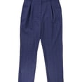 thumbnail image 1 of Leyden Womens Paperbag Dress Pants, Blue, Large, 1 of 2