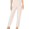 thumbnail image 1 of Leyden Womens Satin Striped Dress Pants, Pink, Small, 1 of 2