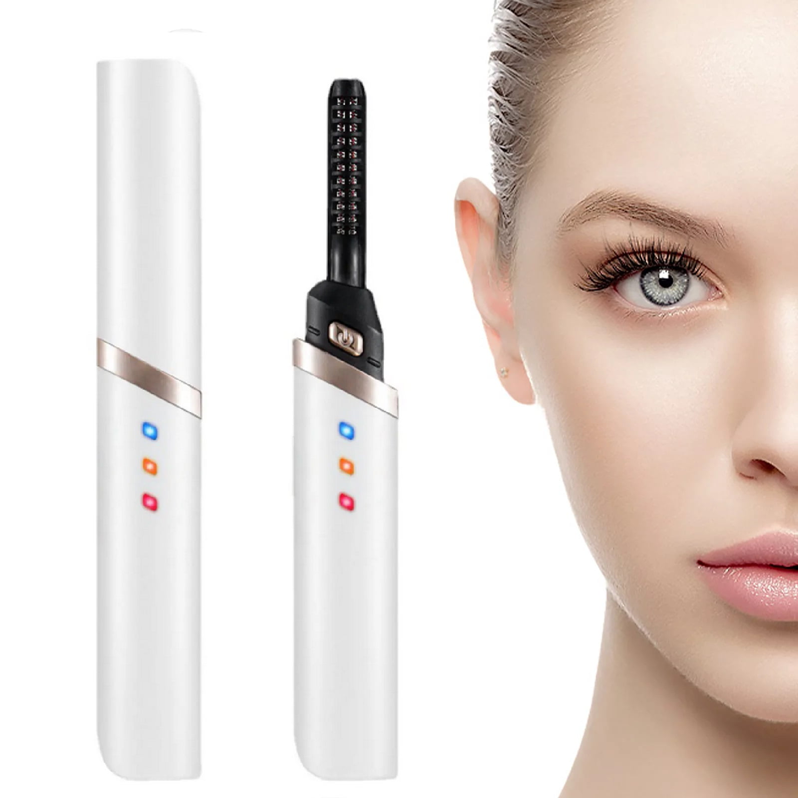 Leyeet Heated Eyelash Curlers, Rechargeable Electric Eyelash Curler