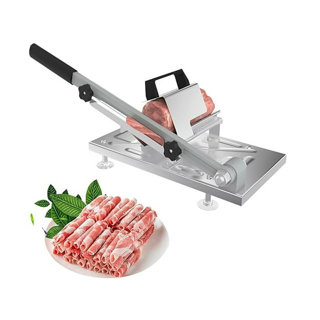 Leyeet Manual Frozen Meat Slicer, Stainless Steel Meat Cleavers for