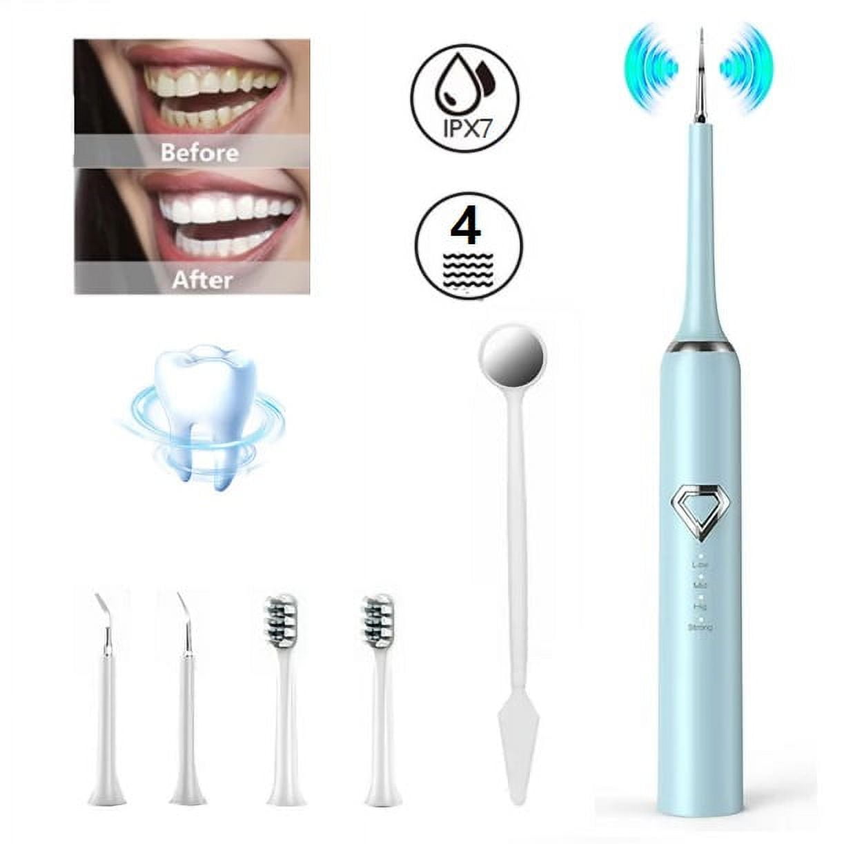 Leyeet Ultrasonic Teeth Cleaner, Electric Remover Plaque Remover Tartar