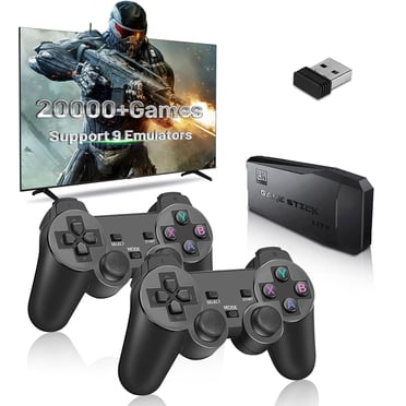Retro Game Console 4K – 20000+ Built-in Games, Plug & Play With 2 Wireless Controllers