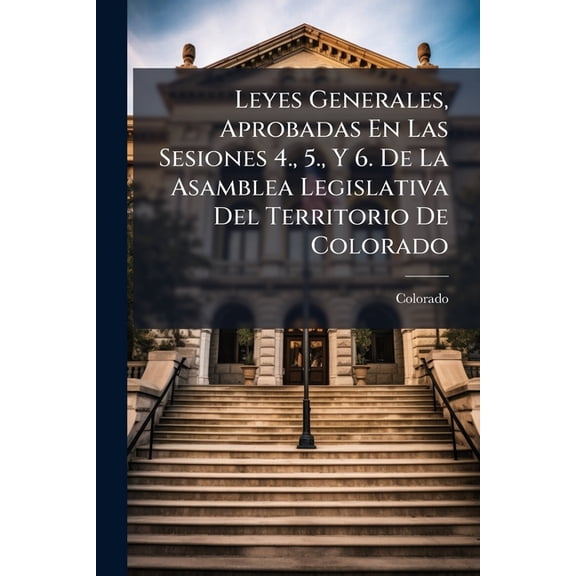 Leyes Generales, Aprobadas En Las Sesiones 4., 5., y 6. de La Asamblea Legislativa del Territorio de Colorado