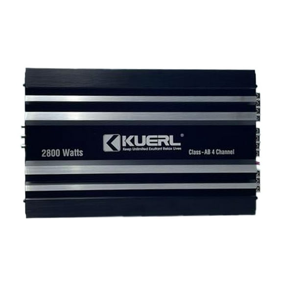 Leyfeng Car Audio Amplifier Class-AB 4-Channel Car Speaker Amplifier with High-Fidelity Stereo Sound, 2/4 Ohm Support