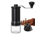 thumbnail image 1 of Leyfeng Coffee Grinder, Manual Coffee Bean Grinder, Capacity 25G with Ceramic Conical Burr, 30 Coarseness Settings, Portable Travel Espresso Coffee Hand Grinder with Hand Crank & Cleaning Brush, 1 of 8
