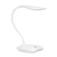 thumbnail image 1 of Leyfeng Desk Lamp, Led Desk Lamp with Usb Port 3 Dimmable Brightness Touch Control Ultralight White Rechargeable Eye-Caring Table Light with 360° Rotatable Head Flexible Hose, 1 of 3