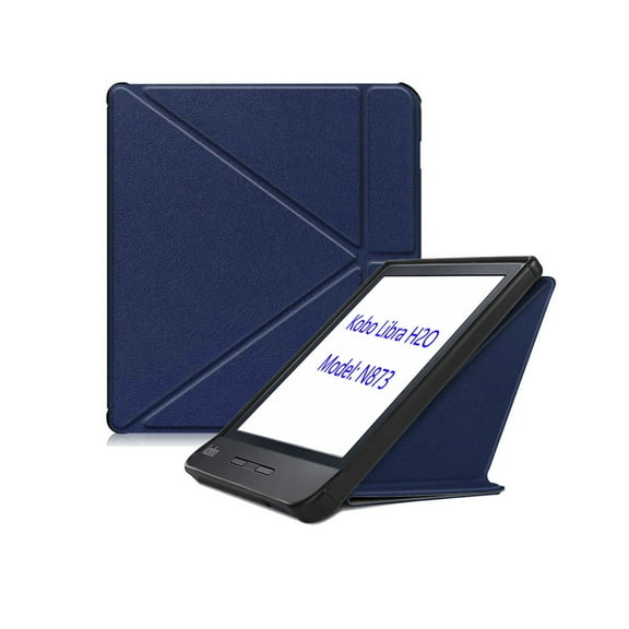 Leyfeng E-Book Leather Case, Suitable for Kobo Libra H2o 7 inch Slim Case, Convenient Standing Sleep / Wake Up