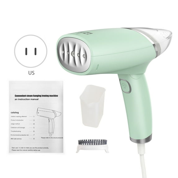 Leyfeng Handheld Steamer for Clothes Horizontal and Vertical Steaming 1000W 100ml Detachable Water Tank Fast Heat-up Foldable Handheld Fabric Steamer Wrinkles Remover with Brush for Garments