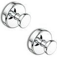 thumbnail image 1 of Leyfeng Hook, Suction Cup Hooks for Shower, Removable Towel Hooks for Bathroom Window Glass Door Wall, Bath Robe Looafh Hook for Hanging - 2 Pack, Chrome, 1 of 7