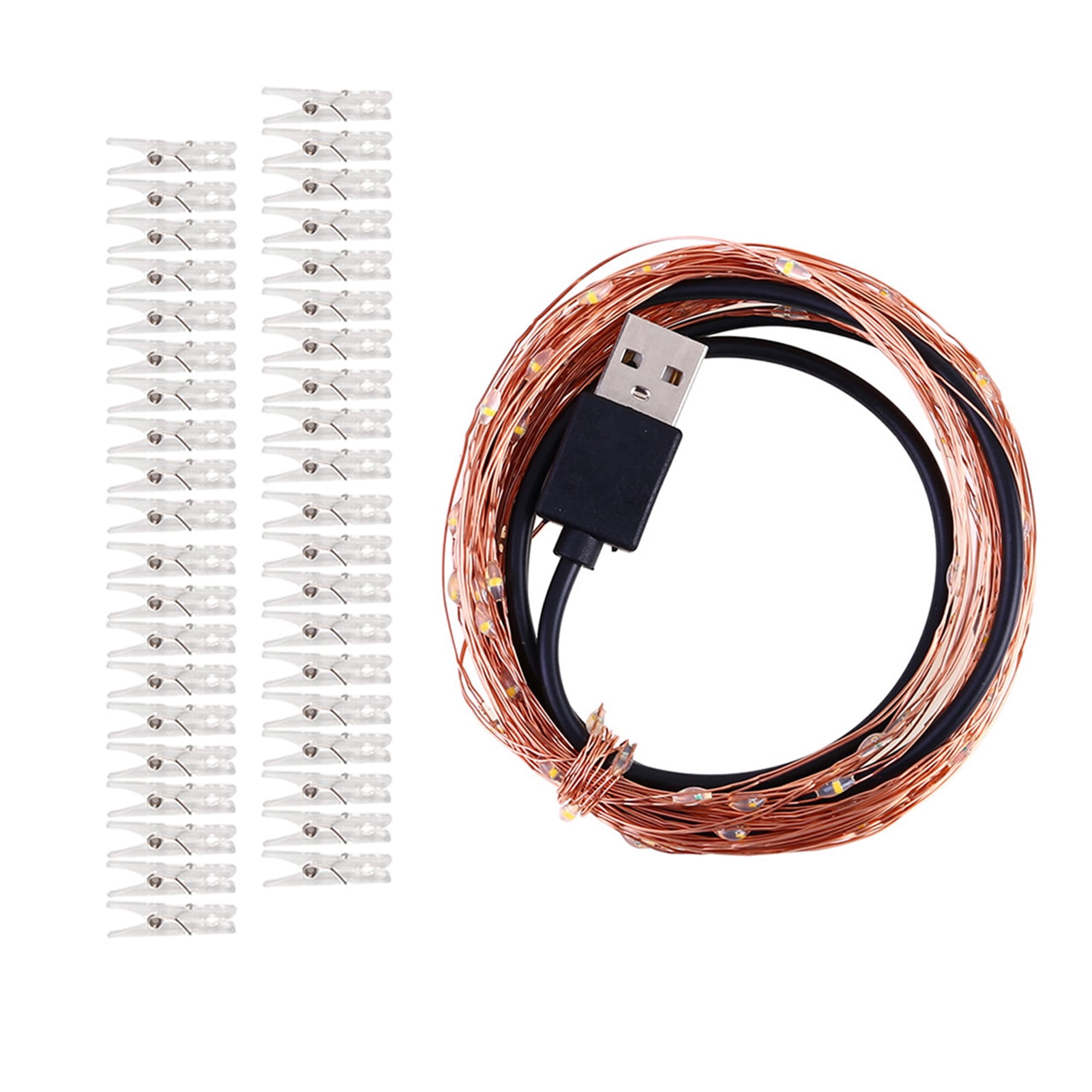 String Led Electronics Leyfeng Lamp String, 10M 100Leds Photo Clip Usb Leds Lamp String ...