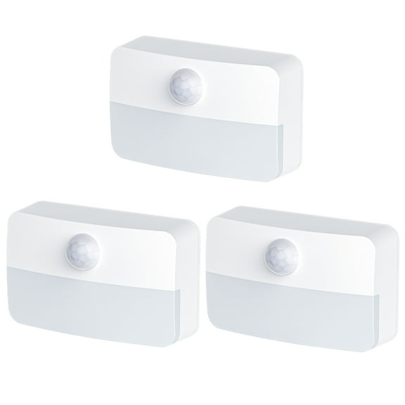 Leyfeng Small Night Light, Human Body Induction Lamp Motion Sensor Wall Light Intelligent Motion Sensor Cabinet Light Bedside Night Light Stair Light Aaa Battery Powered
