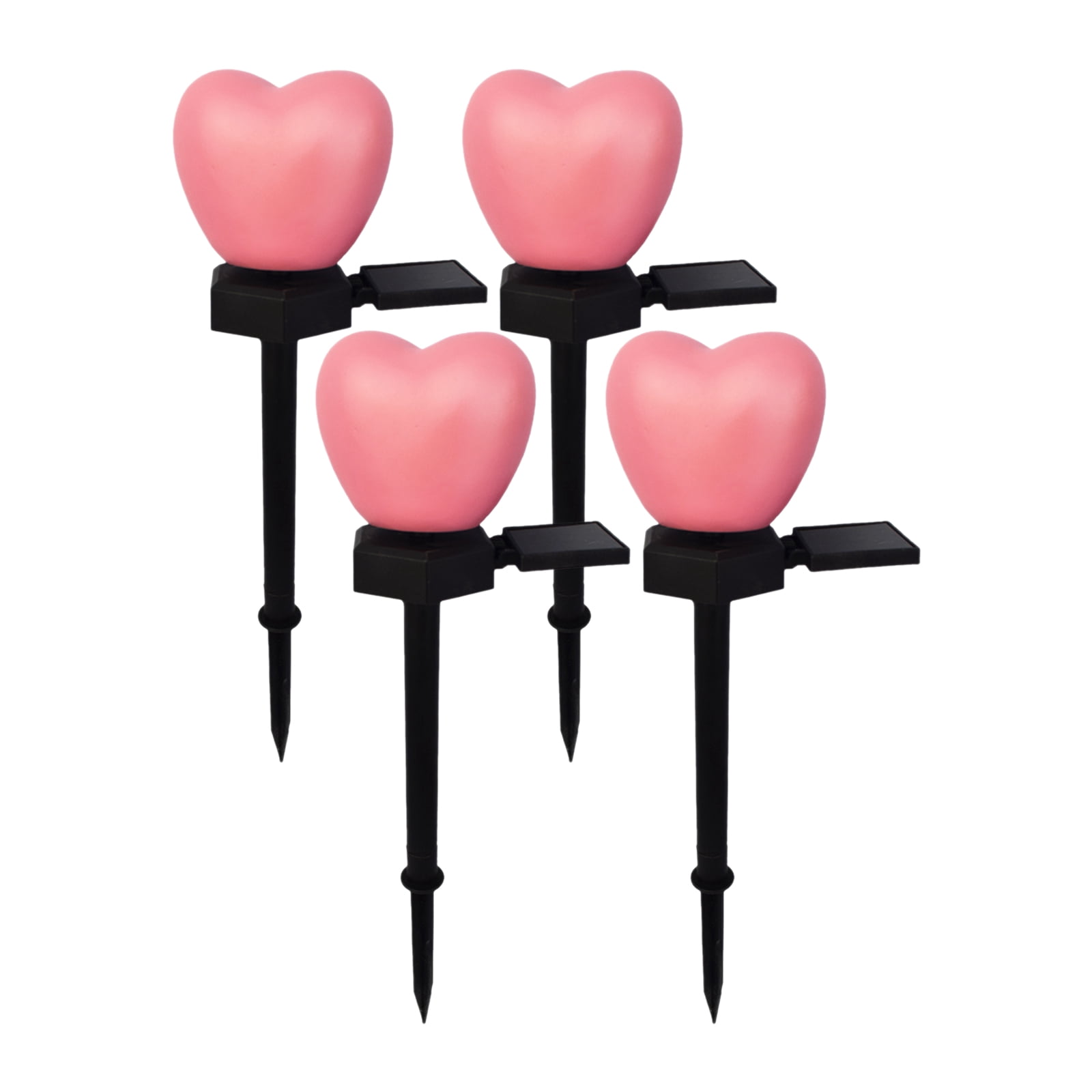 Leyfeng Stake Lights, Heart-Shaped Led Solar Lights Outdoor Garden ...