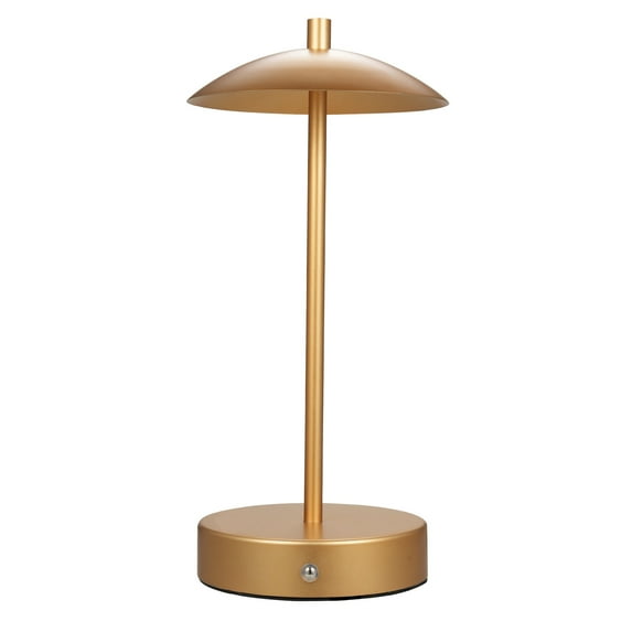 Leyfeng Vintage Metal Table Lamp Touch Control LED Desk Lamp Cordless Bedside Nightstand Lamp