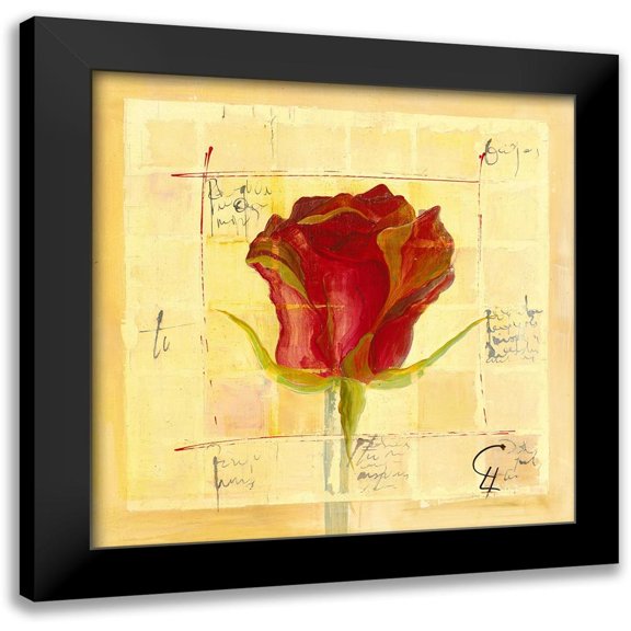 Leys, Gemma 12x12 Black Modern Framed Museum Art Print Titled - Oigas III