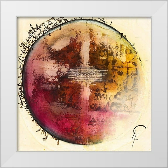 Leys, Gemma 12x12 White Modern Wood Framed Museum Art Print Titled - Rosa III