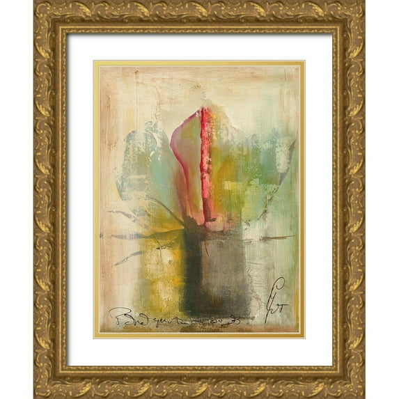 Leys, Gemma 12x14 Gold Ornate Wood Framed with Double Matting Museum Art Print Titled - Me oigas I